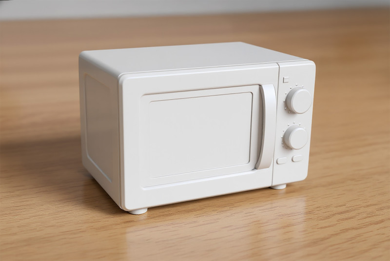 Microwave Oven 3D Printable 3D print model 3D Print Model .c4d .max .obj .3ds .fbx .stl .blend 