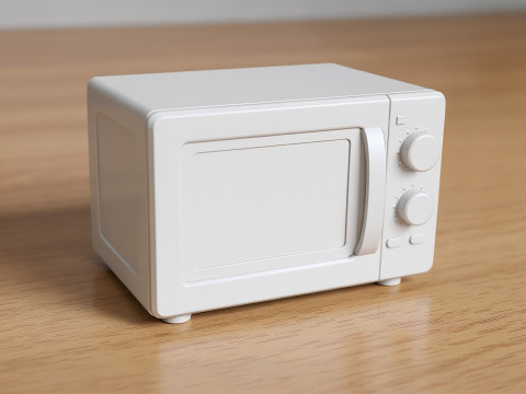 Microwave Oven 3D Printable 3D print model Model do druku 3D