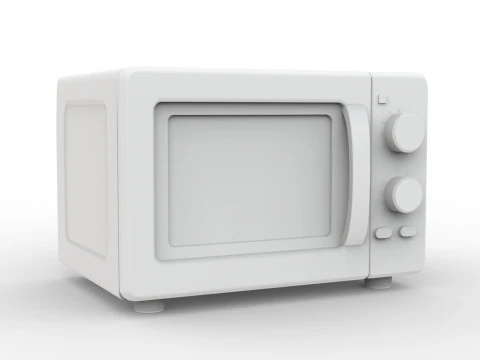Microwave Oven 3D Printable 3D print model 3D Print Model