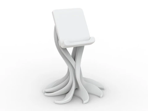 Phone Holder Abstract 3D Printable 3D print model 3D Print Model