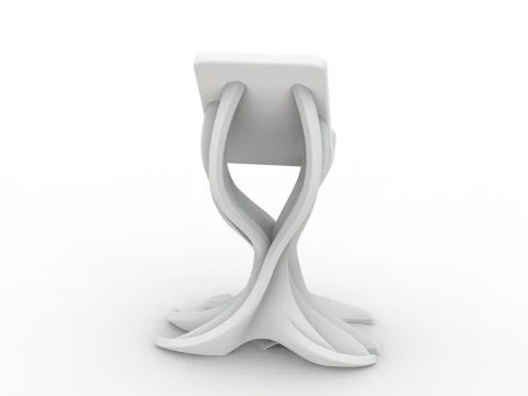 Phone Holder Abstract 3D Printable 3D print model 3D Print Model