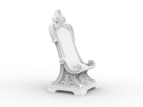 Ornate Throne 3D Printable 3D print model 3D Print Model