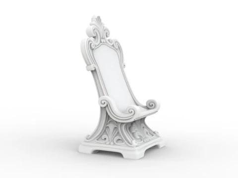 Ornate Throne 3D Printable 3D print model 3D Print Model