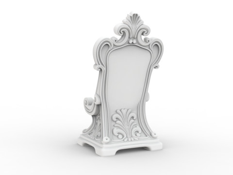 Ornate Throne 3D Printable 3D print model 3D Print Model