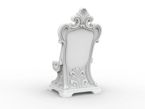 Ornate Throne 3D Printable 3D print model 3D Print Model