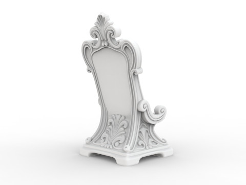 Ornate Throne 3D Printable 3D print model 3D Print Model