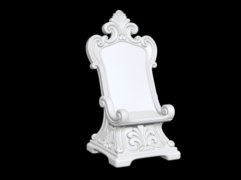 Ornate Throne 3D Printable 3D print model 3D Print Model