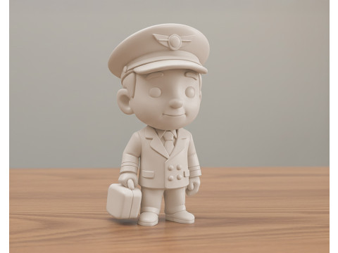 Pilot 3D Printable 3D print model Modelo de impresión 3D