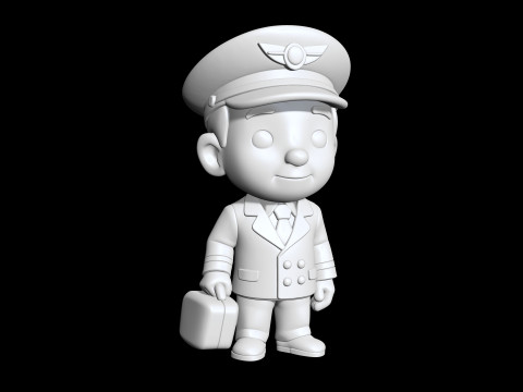 Pilot 3D Printable 3D print model 3D Принт Модель