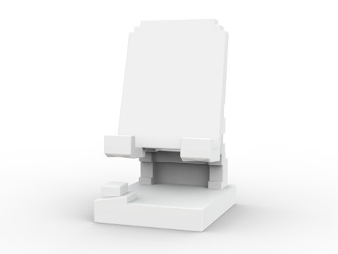 Low-Poly Phone Stand 3D Printable 3D print model 3D Принт Модель