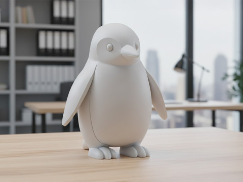 Penguin 3D Printable 3D print model 3D Druckmodell