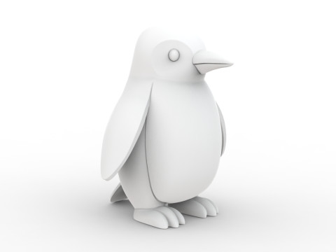 Penguin 3D Printable 3D print model 3D 打印模型