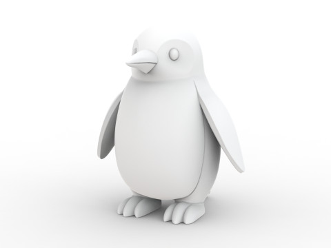 Penguin 3D Printable 3D print model 3D 打印模型