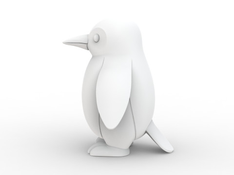 Penguin 3D Printable 3D print model 3D 打印模型
