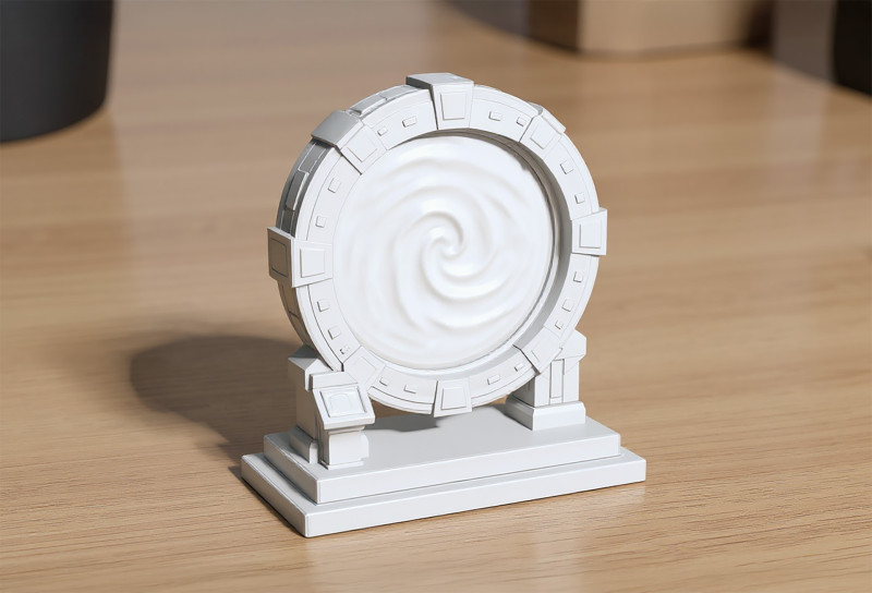 Sci-fi Portal 3D Printable 3D print model Model do druku 3D .c4d .max .obj .3ds .fbx .stl .blend 
