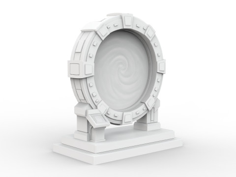 Sci-fi Portal 3D Printable 3D print model Model do druku 3D