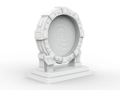 Sci-Fi-Portal 3D Druckbares 3D-Druckmodell 3D Druckmodell