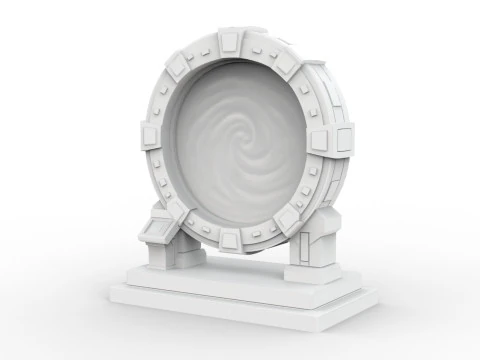 Sci-Fi-Portal 3D Druckbares 3D-Druckmodell 3D Druckmodell