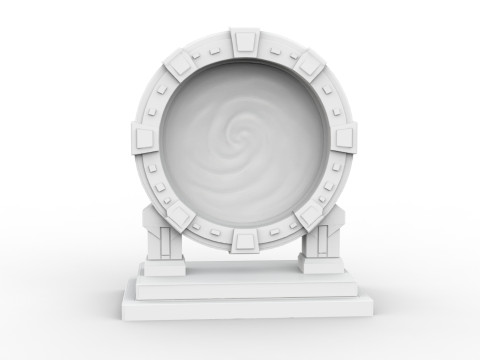 Sci-fi Portal 3D Printable 3D print model Model do druku 3D