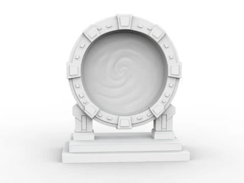 Sci-Fi-Portal 3D Druckbares 3D-Druckmodell 3D Druckmodell