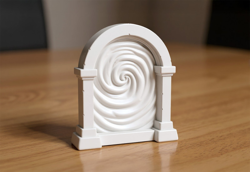Stylized Portal 3D Printable 3D print model 3D 打印模型 .c4d .max .obj .3ds .fbx .stl .blend 