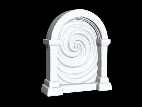Stylized Portal 3D Printable 3D print model 3D 打印模型