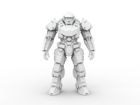Sci-fi Armor 3D Printable 3D print model 3D printmodel
