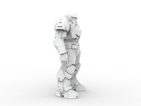 Sci-fi Armor 3D Printable 3D print model 3D printmodel