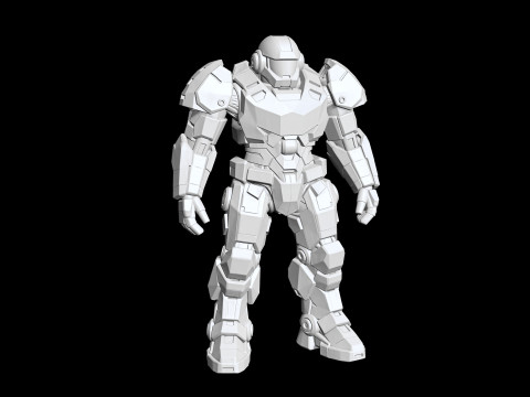 Sci-fi Armor 3D Printable 3D print model 3D printmodel