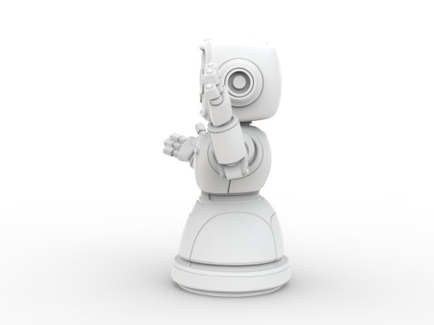 Friendly Robot 3D Printable 3D print model 3D Print Model