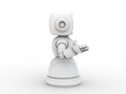 Friendly Robot 3D Printable 3D print model 3D Print Model