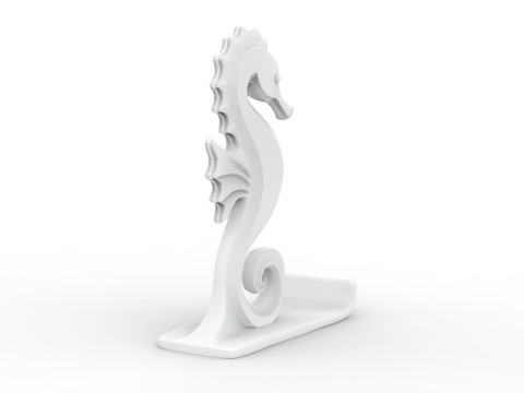 Seahorse Statue 3D Printable 3D print model 3D Print Model