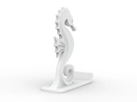 Seahorse Statue 3D Printable 3D print model 3D Print Model