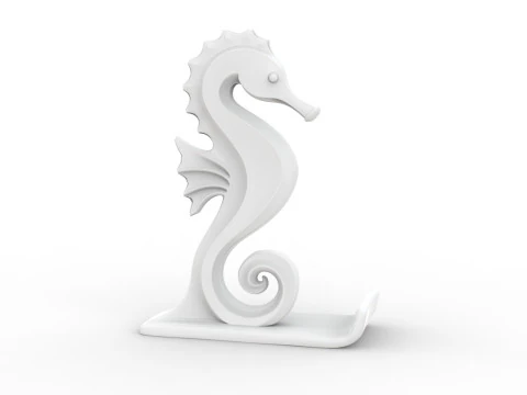 Seahorse Statue 3D Printable 3D print model 3D Print Model