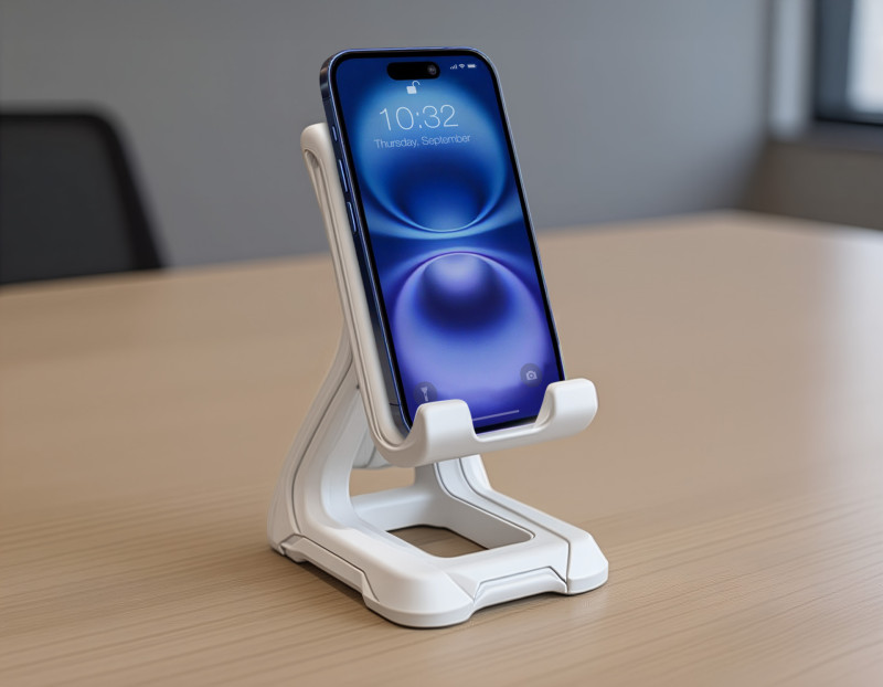 Adjustable Phone Stand 3D Printable 3D print model 3D प्रिंट मॉडल .c4d .max .obj .3ds .fbx .stl .blend 