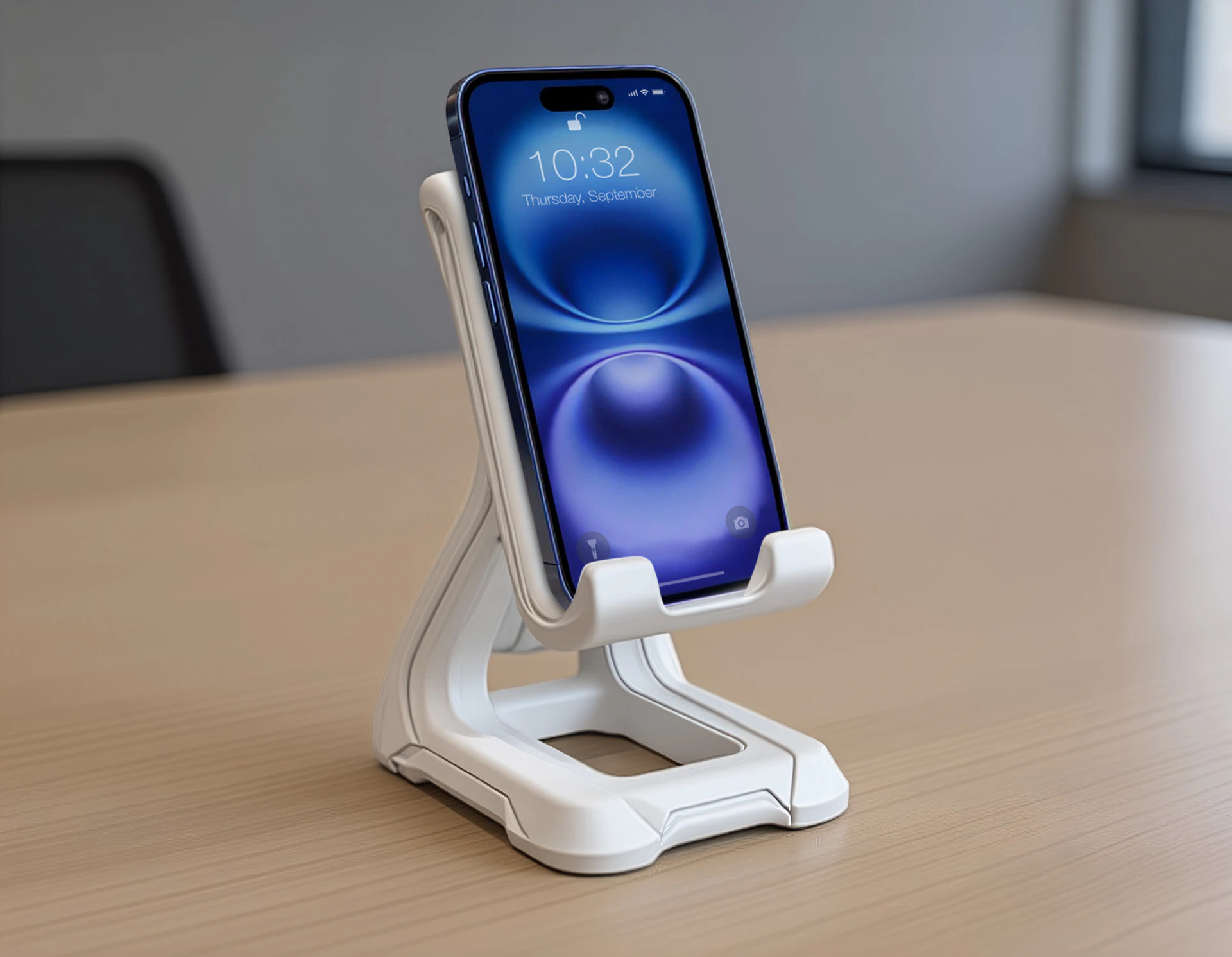 Adjustable Phone Stand 3D Printable 3D print model 3D Print Model .c4d .max .obj .3ds .fbx .stl .blend 
