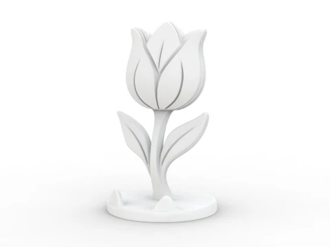 Tulip Flower 3D Printable 3D print model 3D Print Model