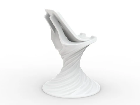 Twisted Phone Stand 3D Printable 3D print model 3D Print Model