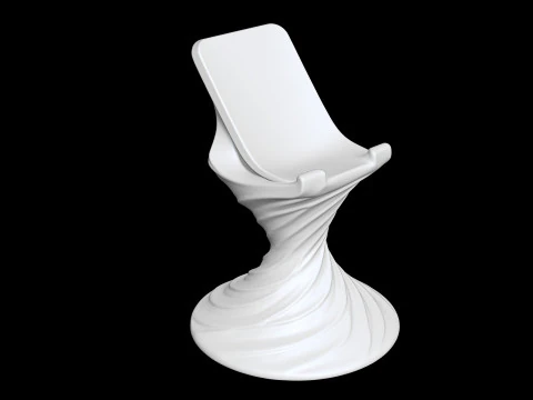 Twisted Phone Stand 3D Printable 3D print model 3D Print Model