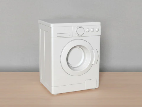 현실적인 세탁기 3D 인쇄 가능 3D 인쇄 모델 3D 프린트 모델