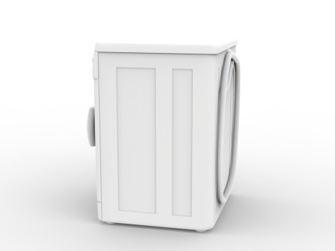 Realistic Washing Machine 3D Printable 3D print model 3Dプリントモデル