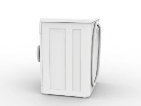 Realistic Washing Machine 3D Printable 3D print model 3D Print Model