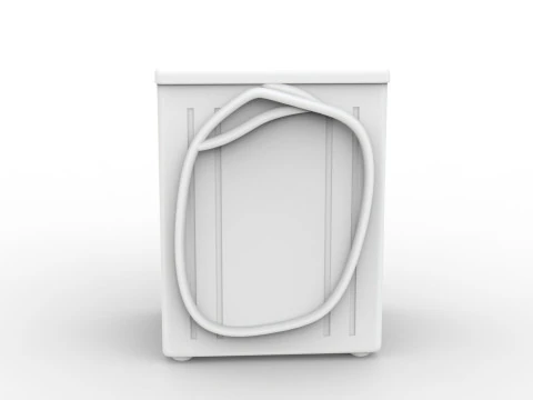 Realistic Washing Machine 3D Printable 3D print model 3D Print Model