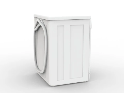Realistic Washing Machine 3D Printable 3D print model 3D Print Model