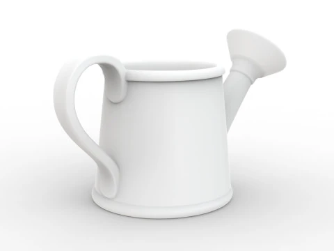Cartoon Watering Can 3D Printable 3D print model 3D Print Model