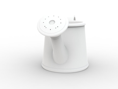 Cartoon Watering Can 3D Printable 3D print model 3D Print Model