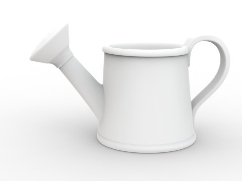 Cartoon Watering Can 3D Printable 3D print model 3D Print Model