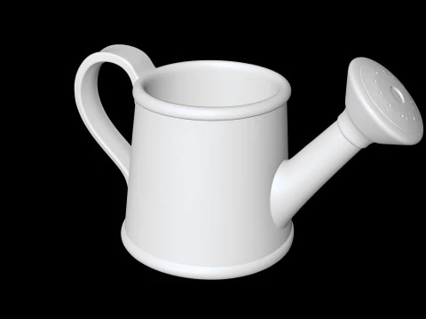 Cartoon Watering Can 3D Printable 3D print model 3D Print Model