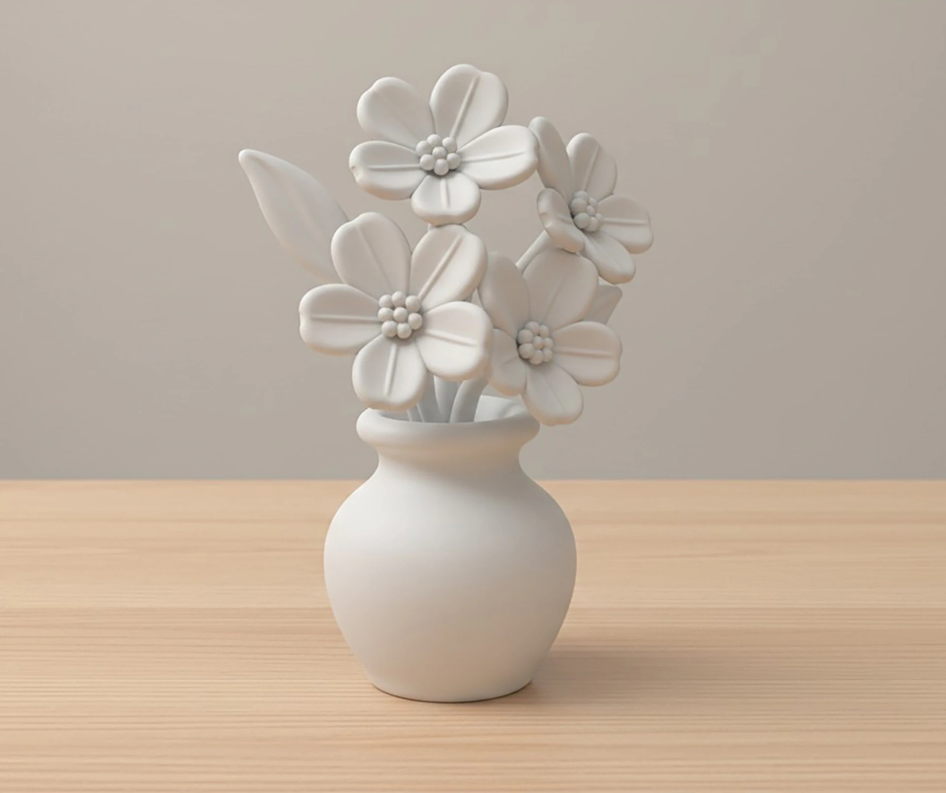 Cartoon Vanity Table 3D Printable 3D print model 3D Print Model .c4d .max .obj .3ds .fbx .stl .blend 