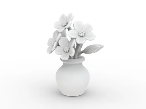 Cartoon Vanity Table 3D Printable 3D print model 3D Print Model